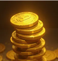 Crystal coins
